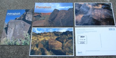 Petroglyph postcards