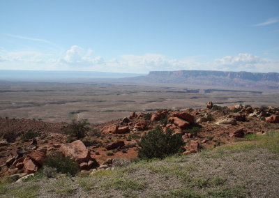Marble Canyon (center) & Verilion Cliffs (background)