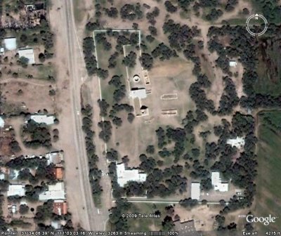 Tumacacori aerial photograph