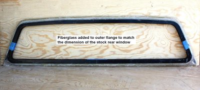 Revised modifed sliding window frame