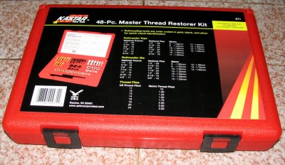 48 piece thread restorer kit (SAE & Metric)