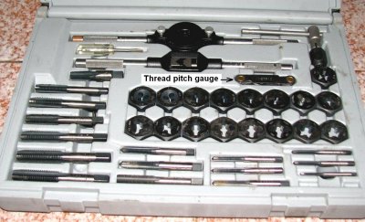 39 piece tap and die
