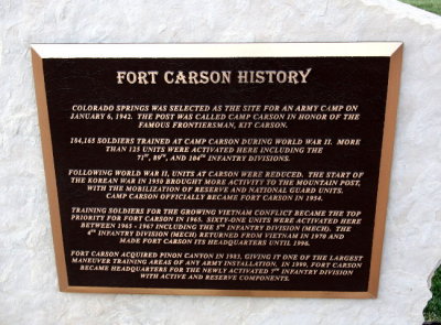 8 Kit Carson statue - Fort Carson