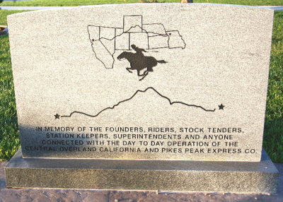 1 Pony Express Memorial