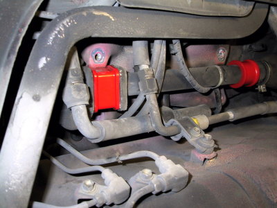 Replacement steering rack bushing (Brent P photo)