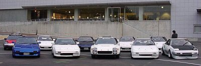 aw11 lineup in Japan
