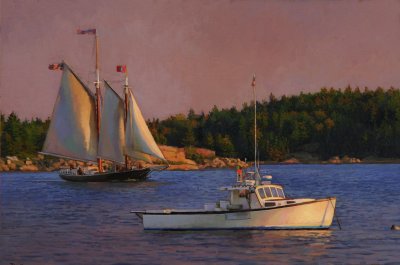15. Schooner, Stonington 12 x 18