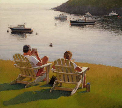 28. Calm Afternoon, Monhegan 22 x 24.5