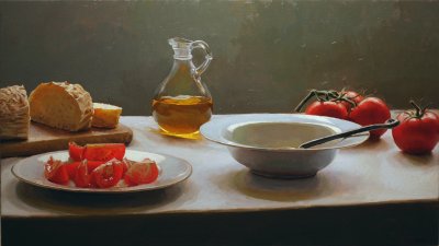 34. Tomatoes and Olive Oil 14 1/2 x 25 1/2