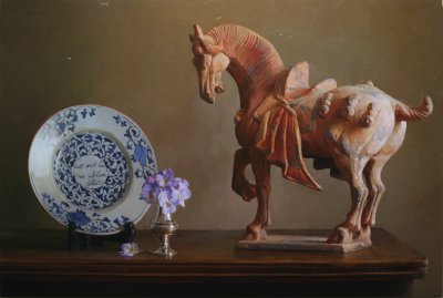 8. Terra Cotta Horse 21 1/2 x 32