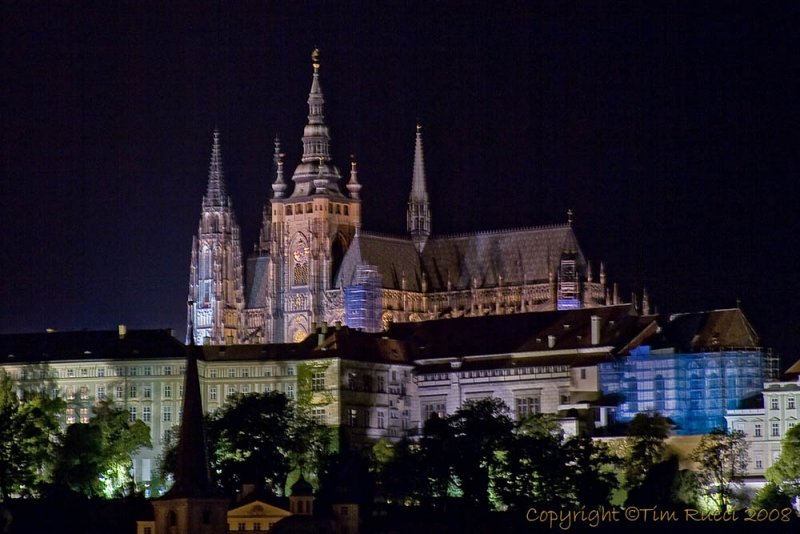 <font color=#2E9AFE> 54692c  - St Vitas Cathedral at Night