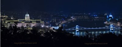 <font color=#2E9AFE> 55251P - Budapest Night panorama