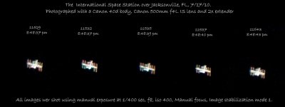 International Space Station composite 7-17-10