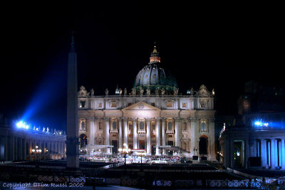 40547 - St. Peter's at night