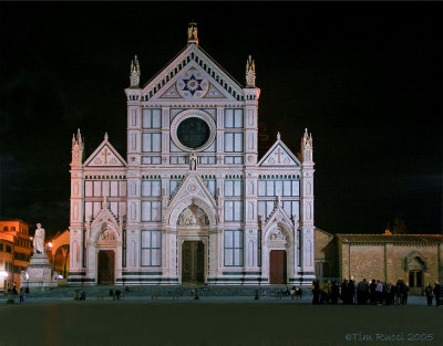 40990B-Santa Croce Cathedral - Florence, Italy