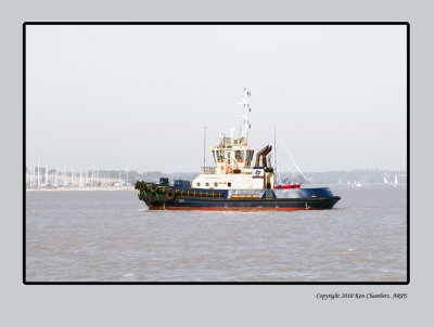 Tug Boat from Felixstowe Dock.