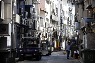 Aircon Street in Singapore