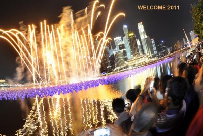 Countdown 2011 at Singapore Marina Bay