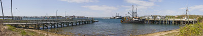 Montauk Harbor NY Panorama