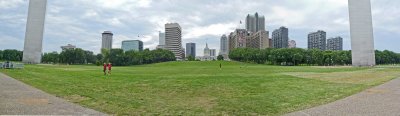 Gateway Arch Downtown St Louis Panorama