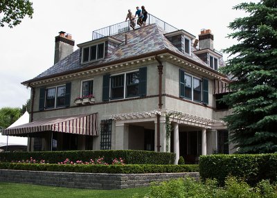 Up on the roof