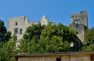 The Marquis de Sade's castle, now a ruin