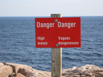 Scary sign