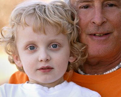 Ethan and grandpa