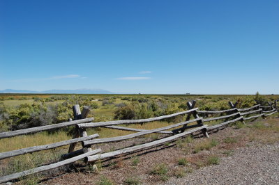 San Luis Valley Fence Line