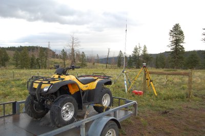 GPS Base and ATV Trailer