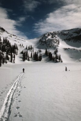 Ski tracks