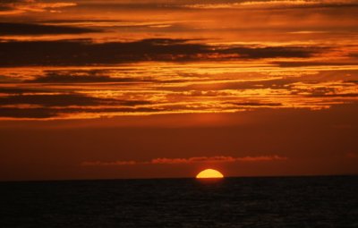 sunset somewhere of some boat