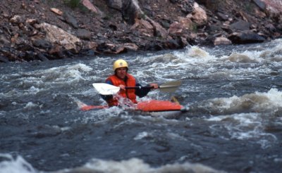 me in my early kayak daze