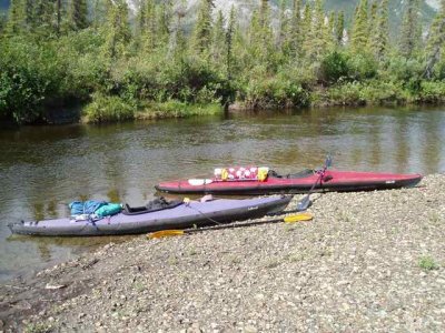 Our Feathercraft kayaks