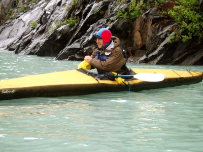 Matt in the Banana Boat with the Duck Hat