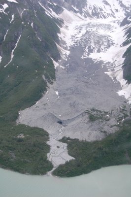 toe of Barrier Glacier