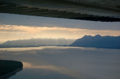 Knik Arm out my Cessna window on the way to work