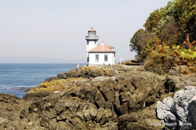 Lighthouse overlooking Haro Strait