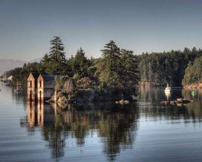 Cole Island in Esquimalt Harbour