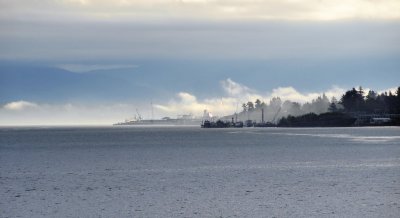 Shipyards in Anacortes WA, viewed from the WSF terminal.
