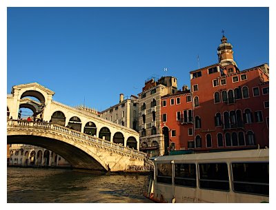 The first bridge across Grand Canal