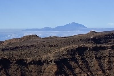 Tenerife seen from Grand Canarie