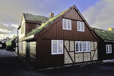 Old Houses, Thorshavn, Faroe Islands