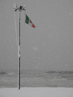 Neve sulla spiaggia - Snow on the beach