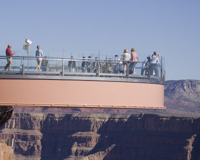 The Skywalk at the Western end of Canyon