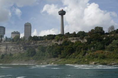 Looking towards the new area of Niagara Falls