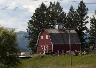 Barns along the Highway