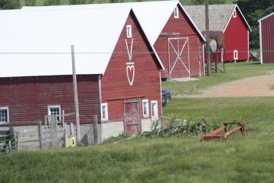 Barns along the Highway