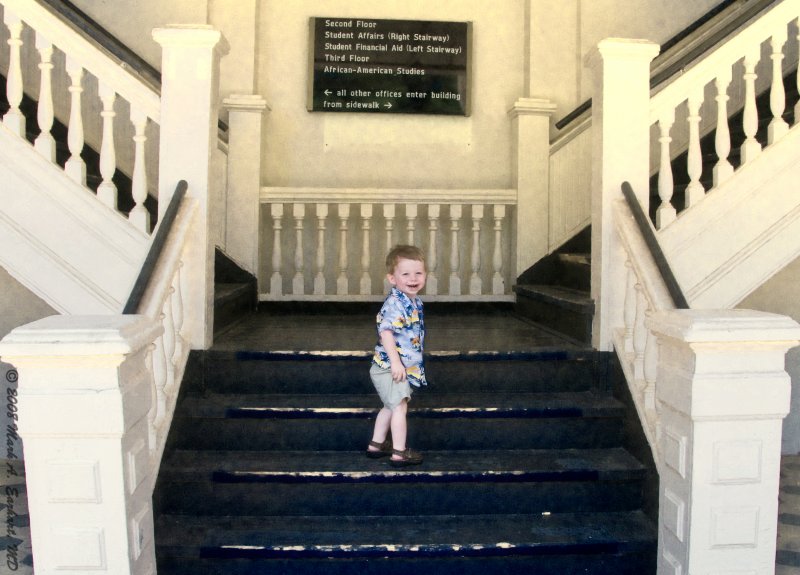 On The Steps Of The Holms Hunter Building Part 1