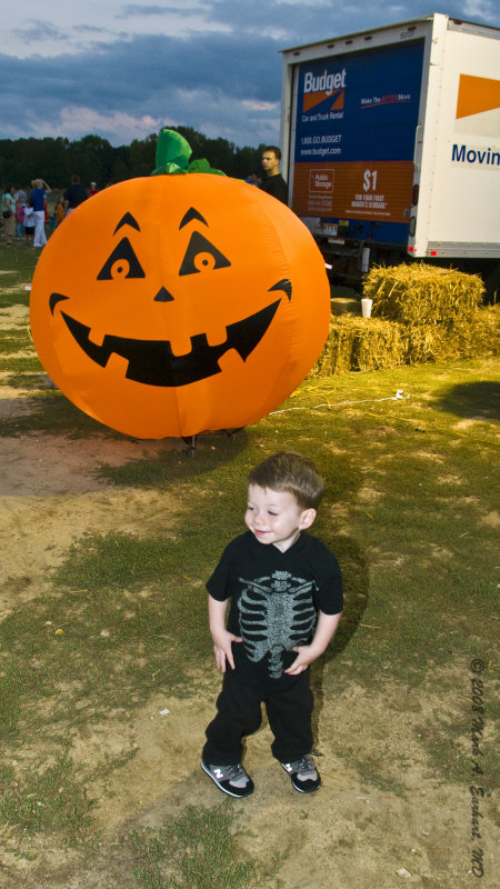 Eli and The Inflatable Pumpkin